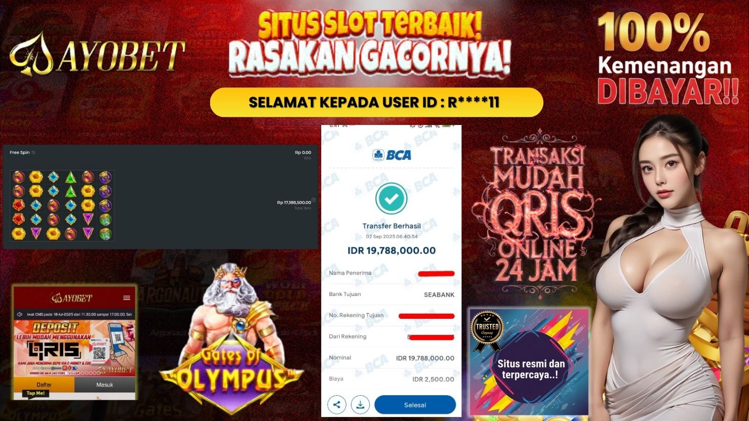 AYOBET JACKPOT SLOT GATES OF OLYMPUS